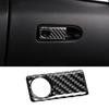 Carbon Fiber Car Accessories Co-pilot Storage Box Switch Panel Decals Cover Sticker For Mercedes Benz C Class W205 GLC X253