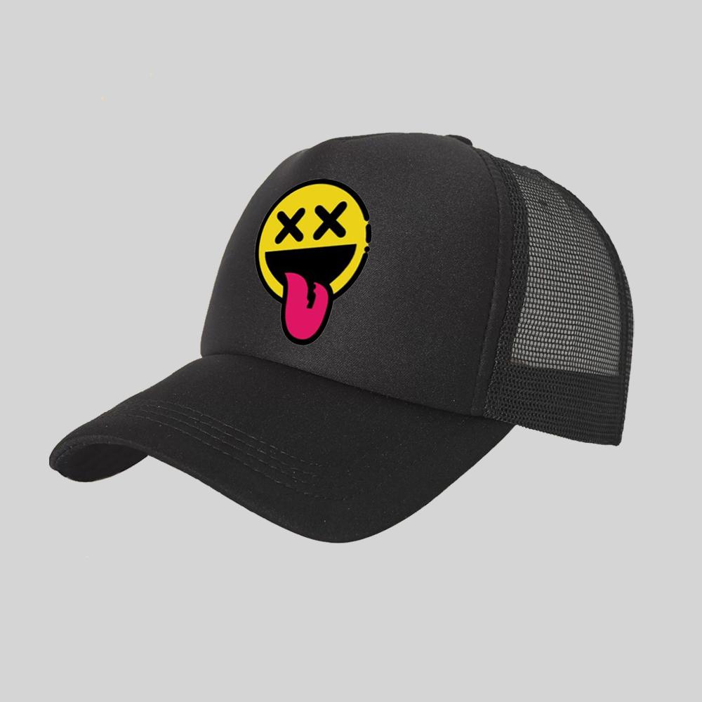

Hip-hop Print Baseball Cap- Lightweight Breathable Men s Baseball Cap Casual & Formal Wear, Stylish Headwear, Comfortable Fit. чорний