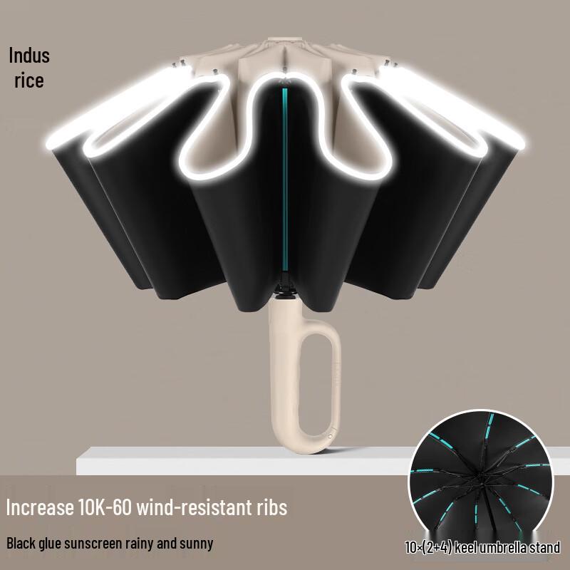 Hanyou Fully Automatic 23-inch Sun & Rain Umbrella