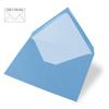 Enveloppe C6, uni, FSC Mix Credit, bleu azur, 156x110mm, 90g / m², 5 pces