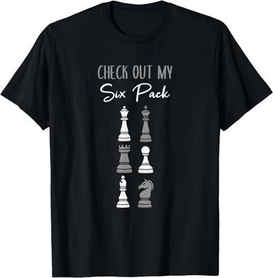 Schau dir mein Sixpack Schach Geschenk für Schachliebhaber T-Shirt an