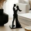 Couple Figurine, 3D Printed Hugging Couple Statue, Modern Romantic Sculpture for Living Room, Bedroom, Office, Shelf, Table Decor