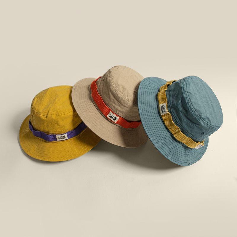 New Bucket Hat Summer Outdoor Camping Sunshade Sun Protection Hat Trendy Men and Women Versatile Fishing Wide Brim Hat Trendy