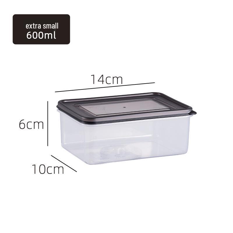 Large Capacity Food-Grade Sealed Kimchi & Fruit Storage Box for Refrigerator