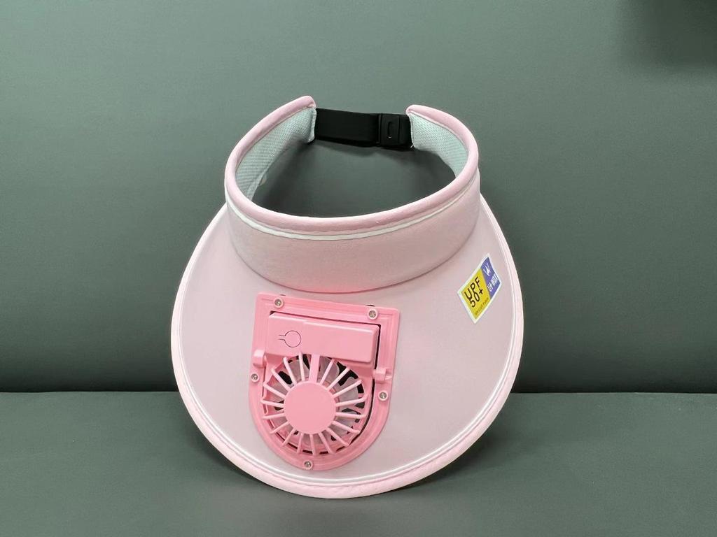 UV Protection Wide Brim Hat with Rechargeable Fan