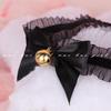 Fox Role Play Set: Metal Anal Plug with Tail, Lace Choker, and Headband for Teasing and Flirting