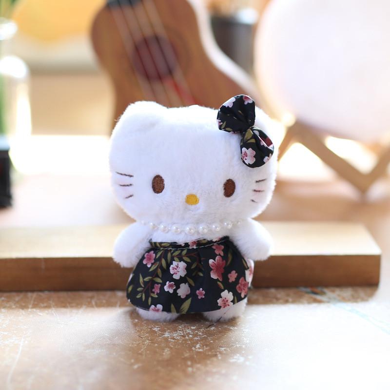 

Cat Plush Keychain With Pp Cotton Filling For Bag Decoration And Gift