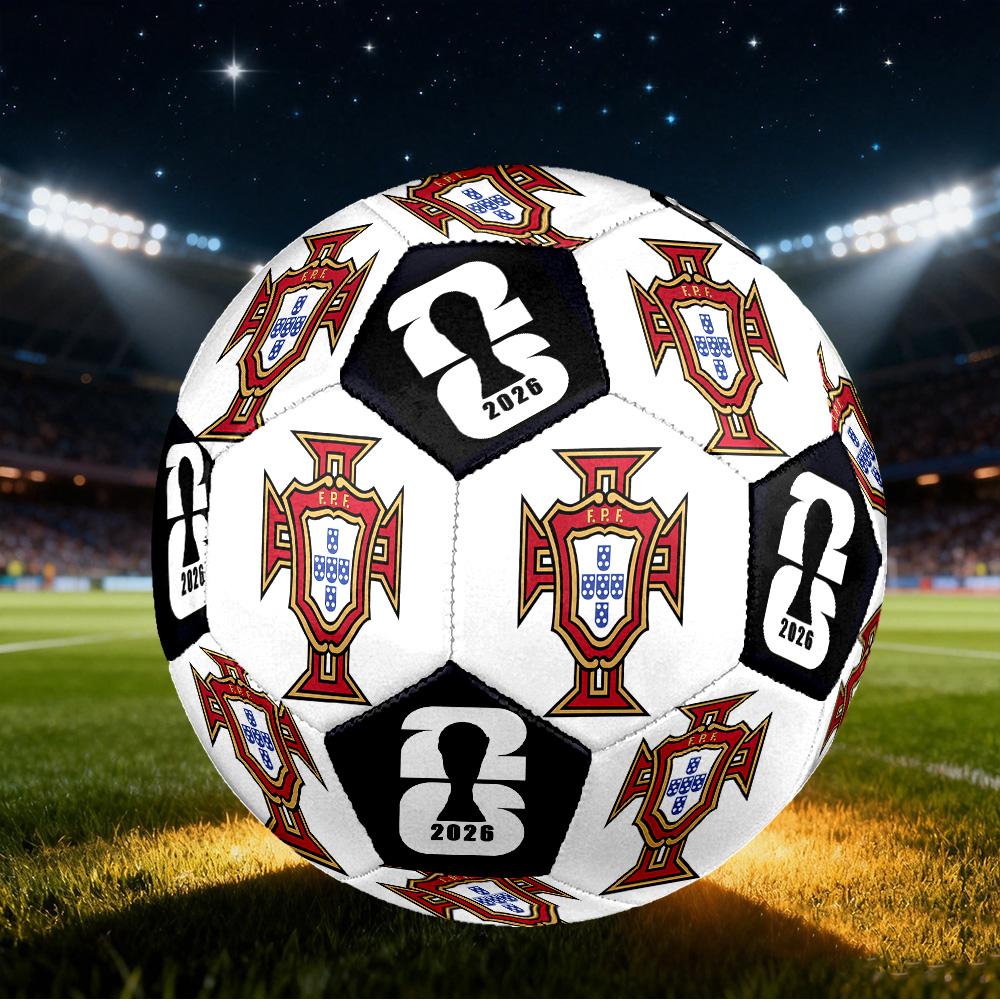 1pc Portuguese Football Size 5 Soccer Ball Professional Match Training Football Indoor &Outdoor Sports Ball Club Training Ball Lightweight Durable Y44