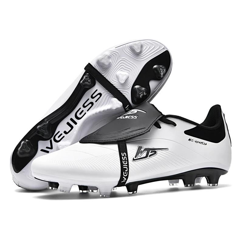 

New Men Ultralight Training Outdoor Football Boots Sport Soft Unisex Soccer Shoes Non-Slip Sports Shoes Cleats Drop Shipping 35