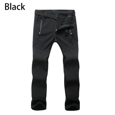 Hiver Homme Polaire Chaud Randonnée Softshell Pantalon Sport Extérieur Coupe-vent Camping Pêche Ski Trekking Pantalon