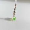 Handmade Beaded Phone Chain Four Leaf Clovers Cellphone Charm Colorful Keyring Ccd Decorative Pendant Cellphone Charm Accessory