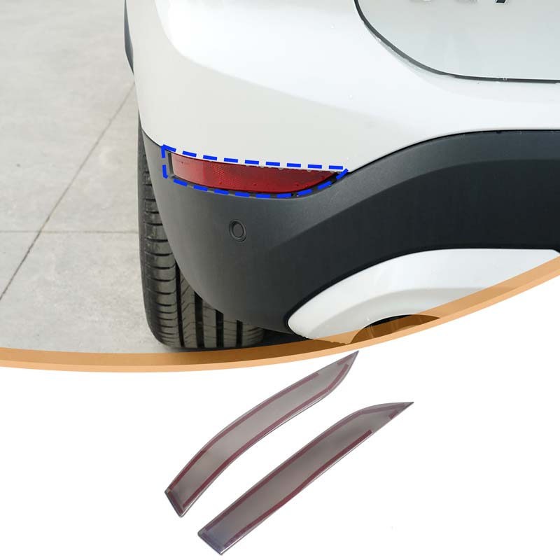 

For BMW X1 F48 2016-2026 ABS Black Car Rear Fog Light Cover High Brake Light Protection Cover Car Exterior Accessories