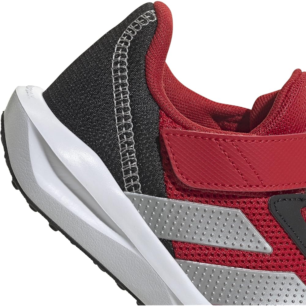Adidas Faito EL Kids Sneakers Unisex Boys Girls 17-25.5cm Better Scarlet/Silver Metallic/Core Black Size 20.0 Cm