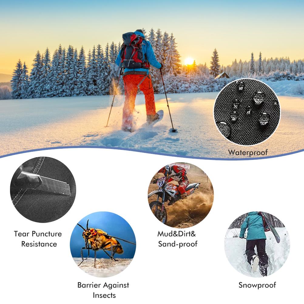 Parazăpezi pentru șarpi Protecție împotriva mușcăturilor de șarpe pentru partea inferioară a picioarelor Drumeții în aer liber Impermeabil Ajustabil Acoperire pentru cizme