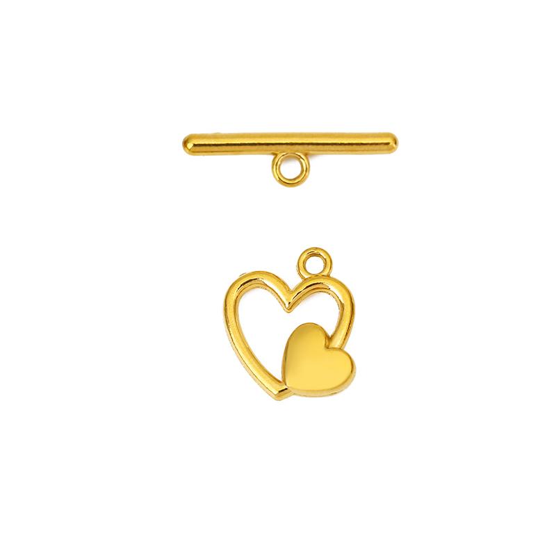 5sets Stainless Steel Toggle OT Clasps Necklace Hooks PVD Never Fade End Connectors For Bracelet Diy Jewelry Making Accessories