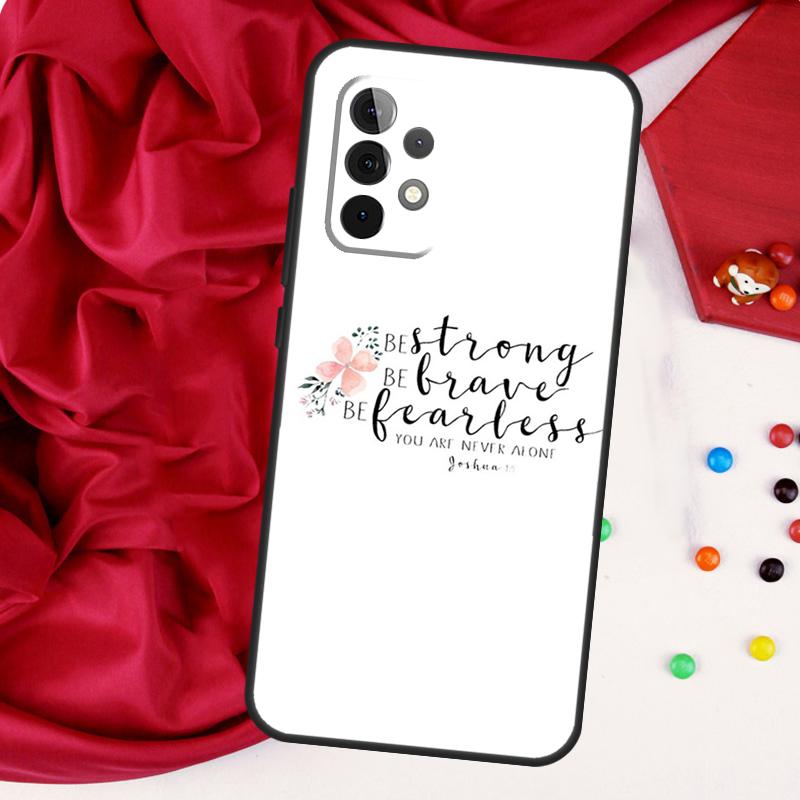 Bible Citáty Ježíš Bůh Pro Samsung Galaxy A56 A36 A26 A16 A05 A06 A22 A32 A52 A54 A34 A14 A55 A15 A53 A33 A35 Pouzdro