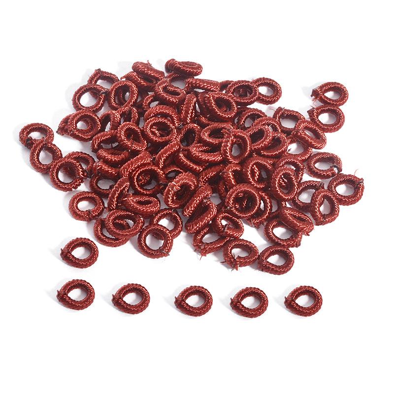 Renkli Spiral Düğüm Kendin Yap Bileklik Malzemeleri: Kırmızı El Yapımı Dokuma İp, Örgülü Halat Aksesuarlı