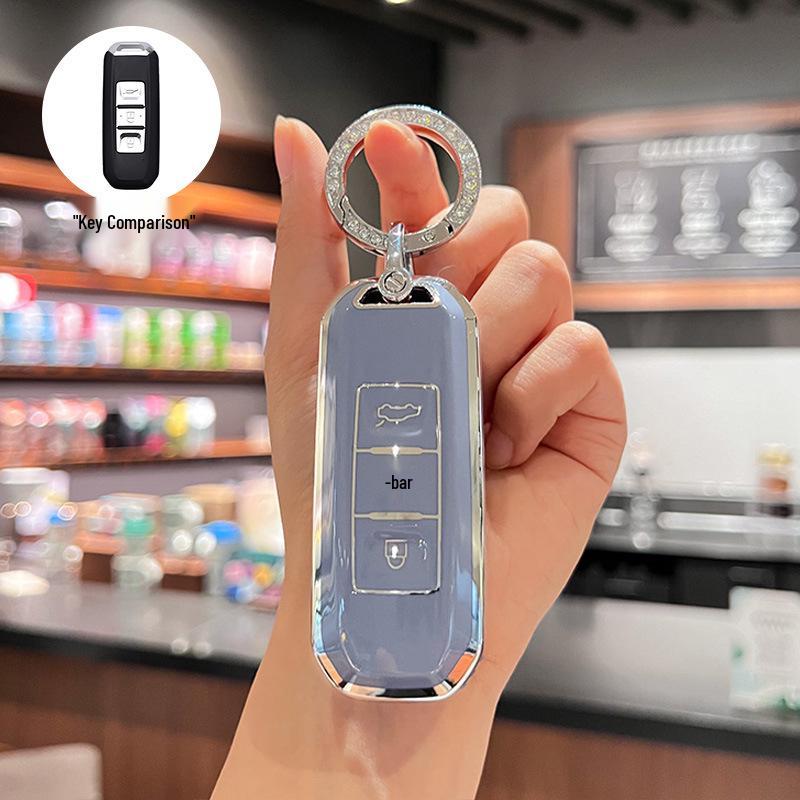Baojun 560/530/510/730/310w/E100/E200 Car Key Cover - Protective Case with Buckle for Men & Women