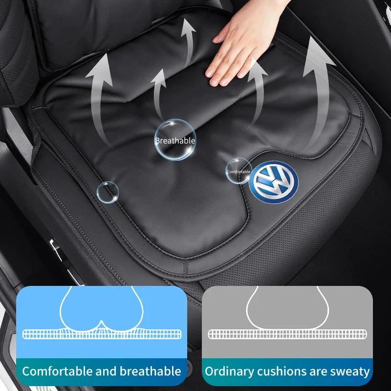 Car Front Rear Seat Cover Velour Leather Cushion Backrest Protective Mat For VW Scirocco Beetle Golf Passat Polo Sharan Touran