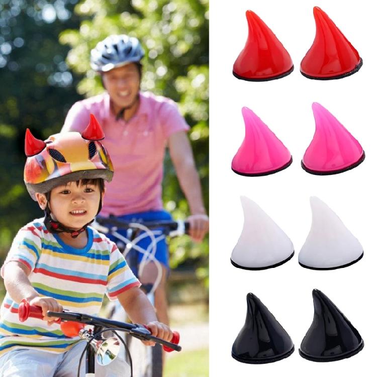 Novelty Black Cartoon Horns Resin Sticker Cosplay Horns Costume Quality Decoration Accessory for Personalized Style Lover