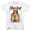 Bon Jovi Slippery When Wet Weißes T-Shirt für Erwachsene