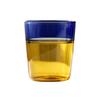 Vintage Color-Block High Borosilicate Glass Cup for Water, Tea, Coffee, & Milk