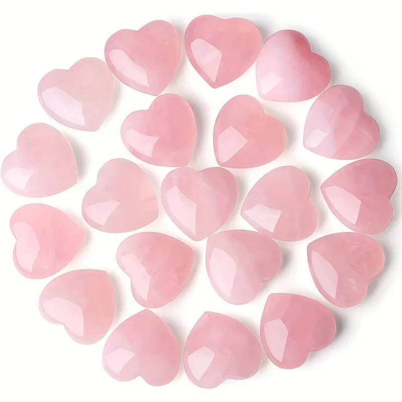10/30/50 PEZZI Forma di Cuore AMORE 20MM Cristallo Naturale Ametista Agata Minerale Irregolare Pietra Curativa Ghiaia Decorazione per la Casa