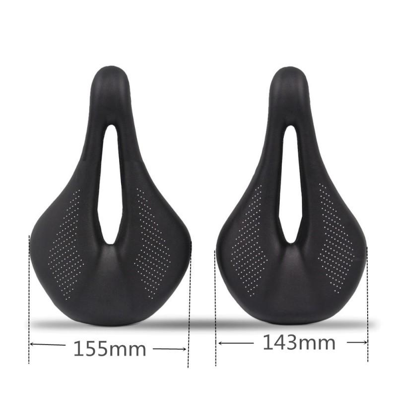 Carbon Fiber Bicycle Saddle Mountain Road Bikes Comfortable Gel Pad Seat Cover Unisex