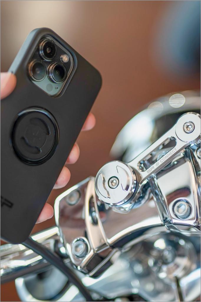SP Connect Daytona Motorcycle Smartphone Holder Moto Mount Pro Chrome Plated 17806