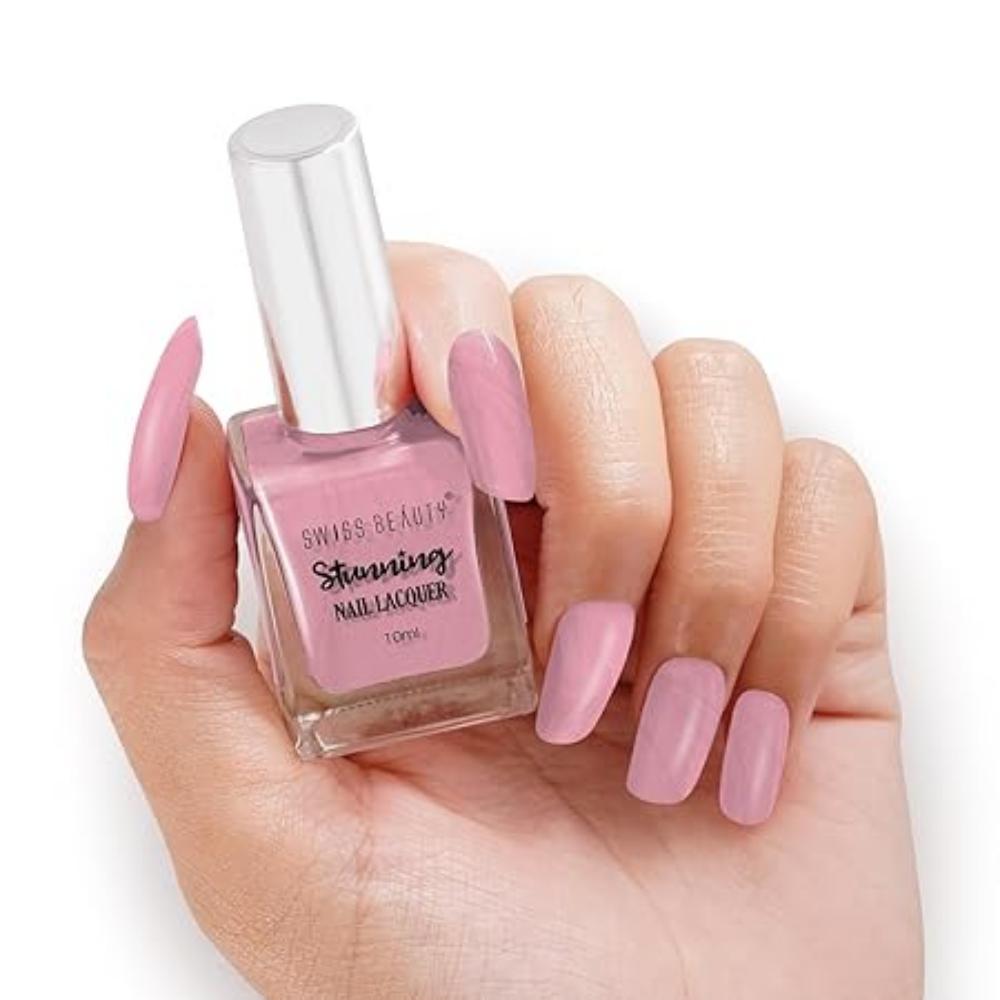 Atemberaubender Nagellack | Absplitterfest, schnell trocknender Nagellack | Hochpigmentiert mit Hochglanz | 10ml