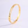 Starry Sky Silver Titanium Steel Bracelet for Women - High-End, Versatile, Full Diamond, Non-Fading Fashion Accessory