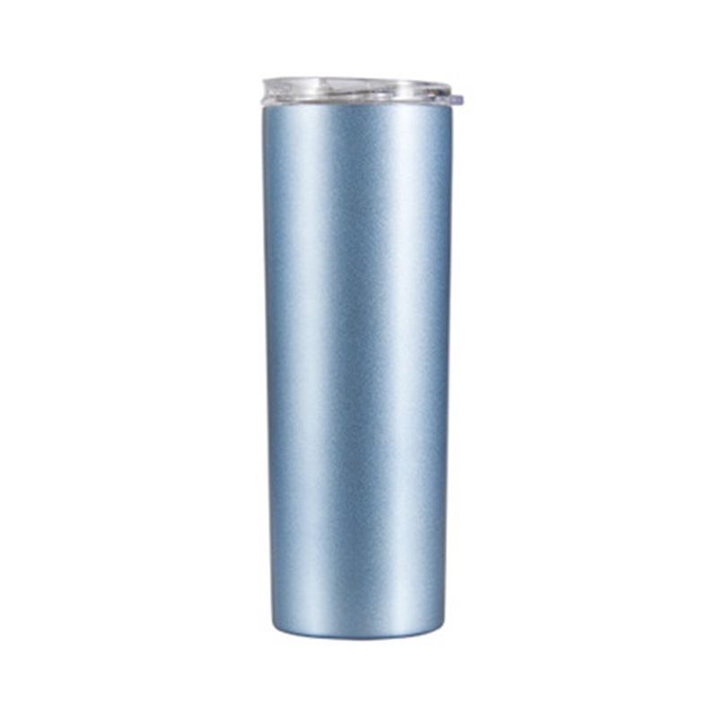 20oz Stainless Steel Insulated Slim Cup with Solid Color and Logo Printing.
