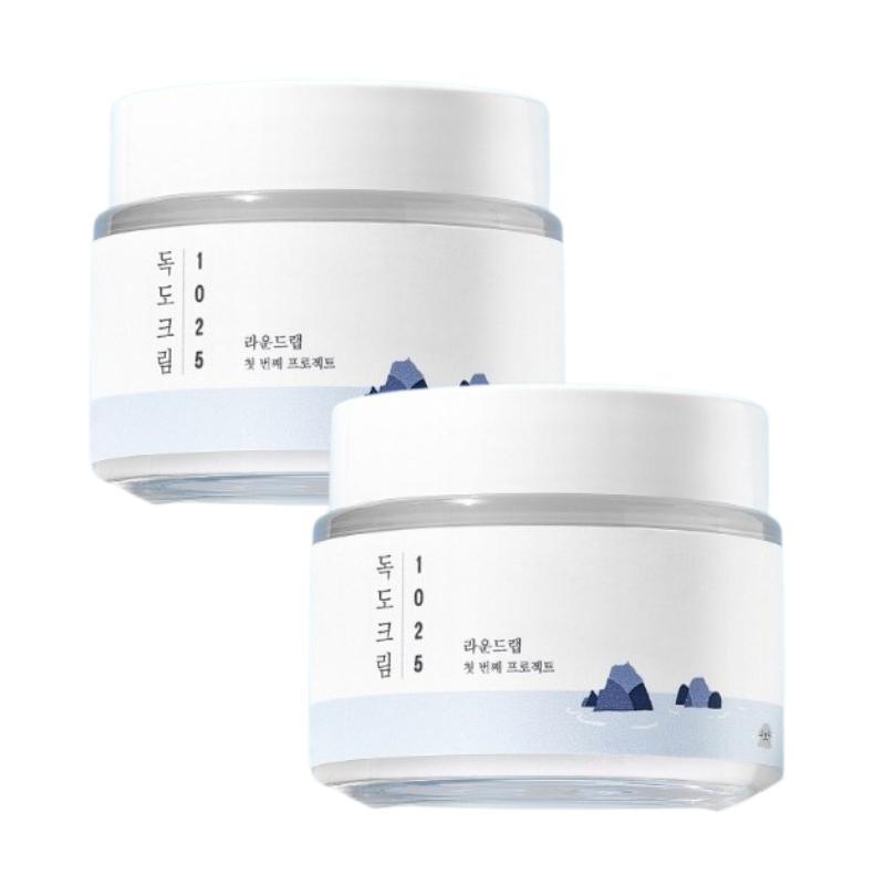 Round Lab 1025 Dokdo Cream 80ml | Deep Hydration & Soothing Moisturizer with Ulleungdo Sea Water | Korean Skincare for Sensitive, Dry Skin