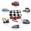 Electric Car Blanket Heated 12V Fleece Travel Throw with Temperature Adjusting for Car RV Winter