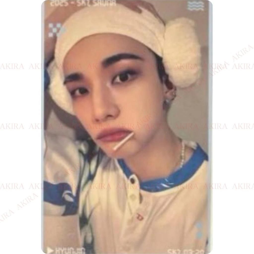 Stray Kids JYP JAPONYA POPUP MAĞAZASI 2025 SKZ SAUNA FOTOĞRAF KARTI ANAHTARLIK ROZET