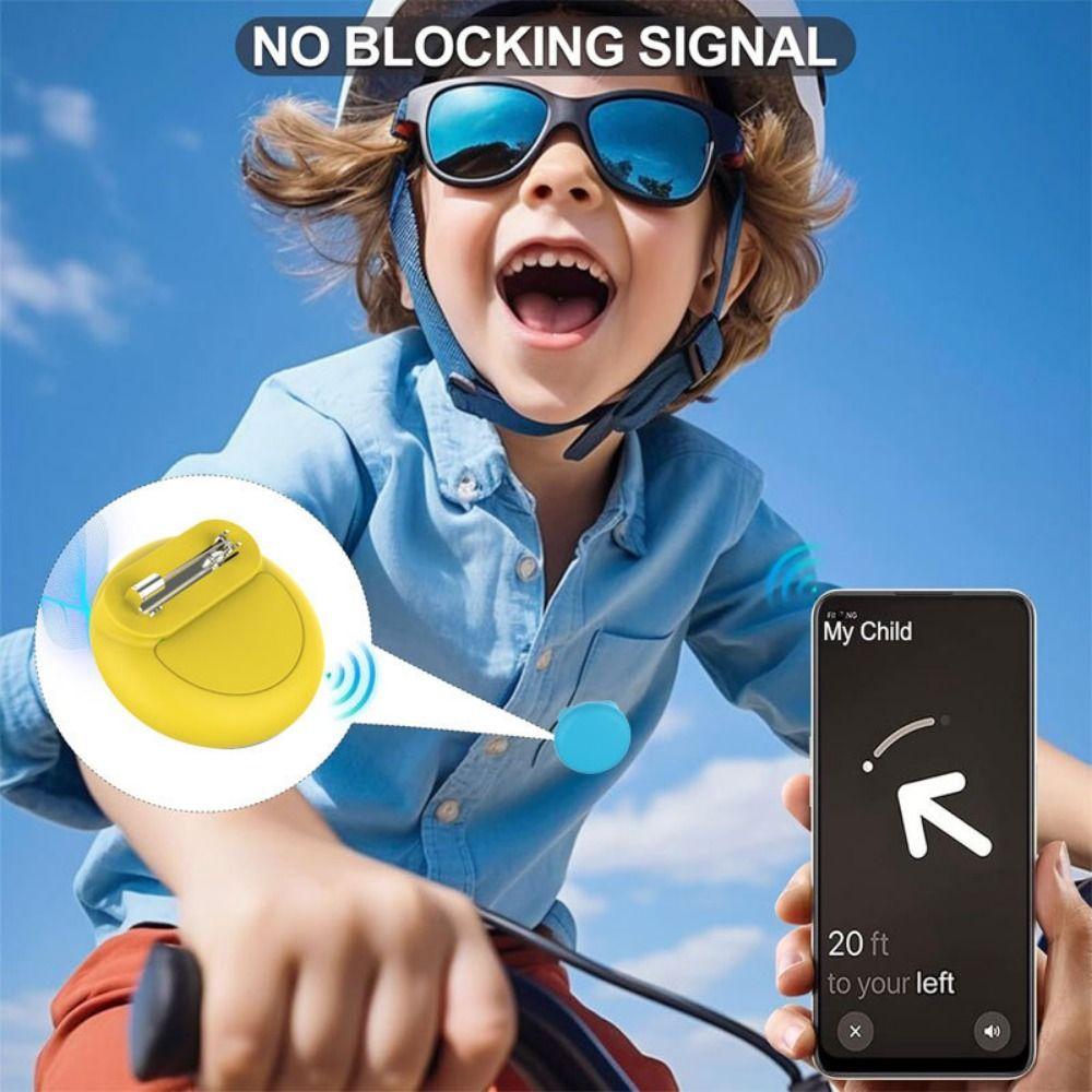 Waterproof Holder Case Anti-scratch Hidden Brooch Pin Fashion Tracker Case for AirTag Kids