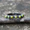 Retro Ethnic Style Turquoise Small Round Beads Ring Women Jewelry Accessories