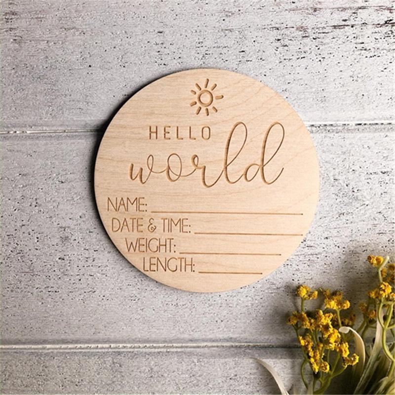 High-Quality Wooden High-Quality Baby High-Quality Birth High-Quality Hospital High-Quality Bracelet High-Quality Commemorative High-Quality Plaque