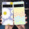 Модний Свіжий Маленький Квітка Ромашки Чохол для Телефона для Google Pixel 9 8 7 6 5 4 4XL 7A 6A 5A 4A 3A XL Pro 5G Прозорий Корпус