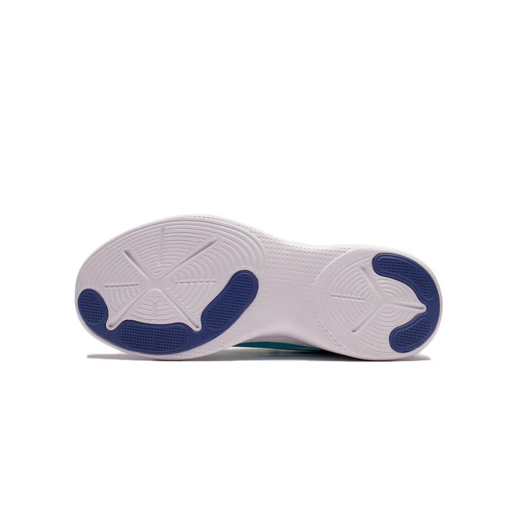 Li Ning Kids Sports Lifestyle Series Comfortable Versatile Shock Absorbing Breathable Low Top Running Shoes Kids Running Shoes Blue YKCV242-7