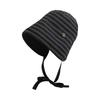 Ribbon Women Striped Fisherman Hat Solid Color Sunshade Hat Casual Sunscreen Visor Cap  Ladies