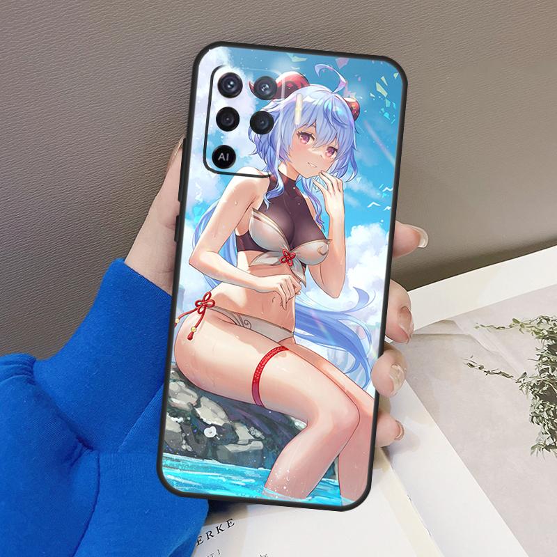 

Чехол Genshin Impact Sexy Cute Girl для OPPO Find X5 X3 Pro A15 A74 A54 A94 A93 A91 A5 A9 A31 A53 2020 A53S A52 A72 Find X5 Pro