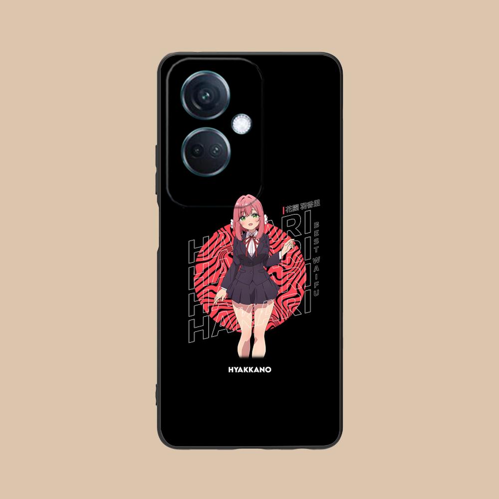 Anime Hakari Hanazono Matte TPU Mobile Phone Case for OPPO Reno 14 13 12 11 10 9 8 7 6 5 F T Pro 5G Colorful Printing Cover