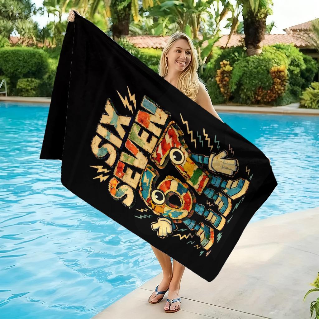 1 Stück 67 Friendship Strandtuch Schnelltrocknendes Handtuch Geeignet für Meeresstrand Pool Camping Urlaub Yoga Für Familie Freunde Kinder