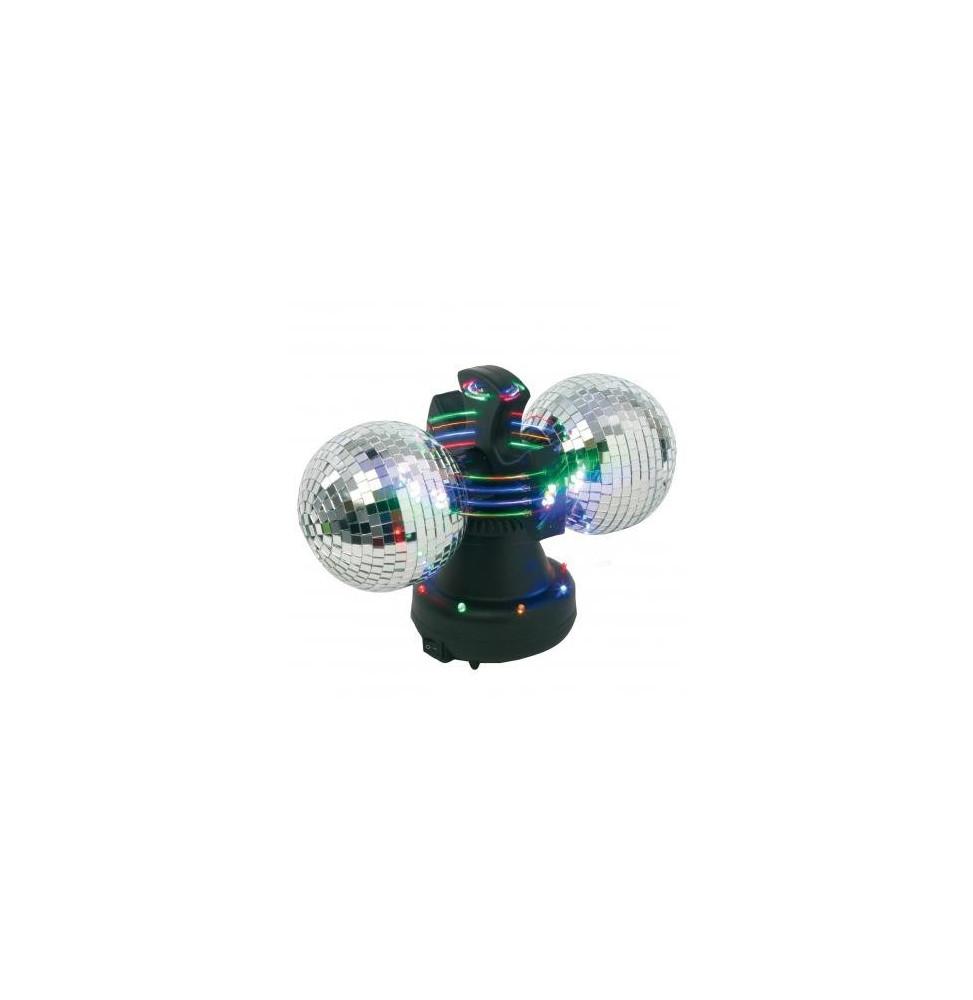 Boule à Facettes Disco IBIZA 30cm Avec Moteur LED Intégré - Effet Lumière Tournante Pour Fête (Piles AA Non Incluses) - 10