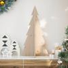 Christmas Tree - vidaXL - 80 Cm - Solid Pine Wood - Beige - Indoor