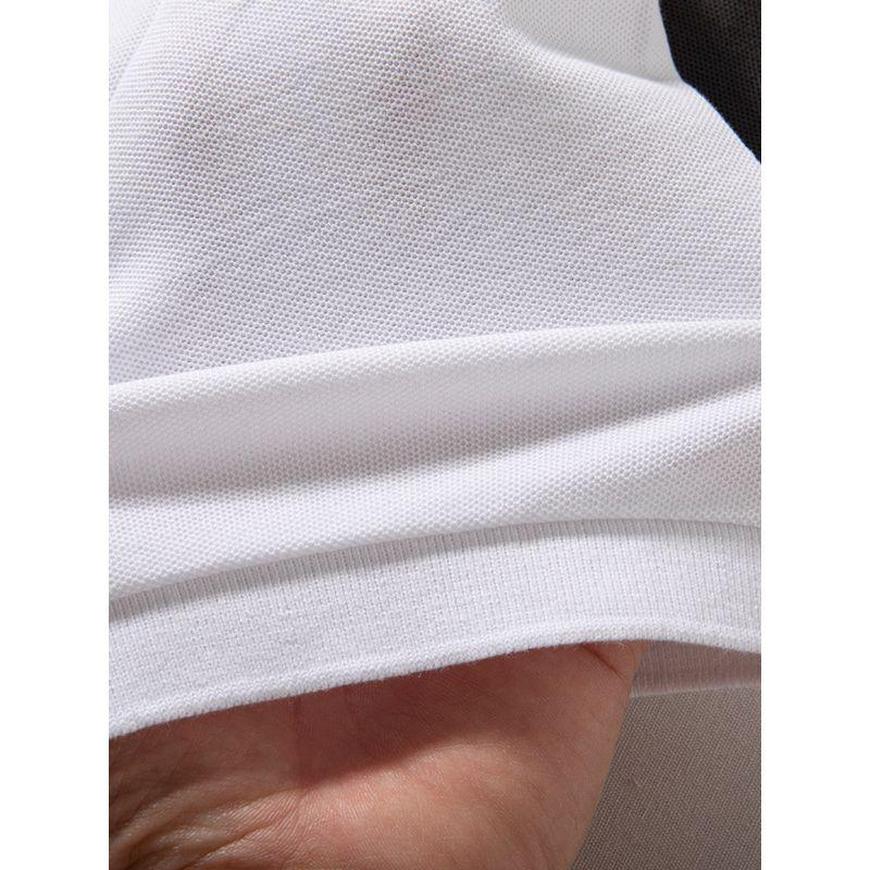 Short-Sleeved Men's Polo Shirt 2025 Summer New Style Breathable Half-Sleeved Top Versatile Business Casual Work Clothing Lapel T-Shirt