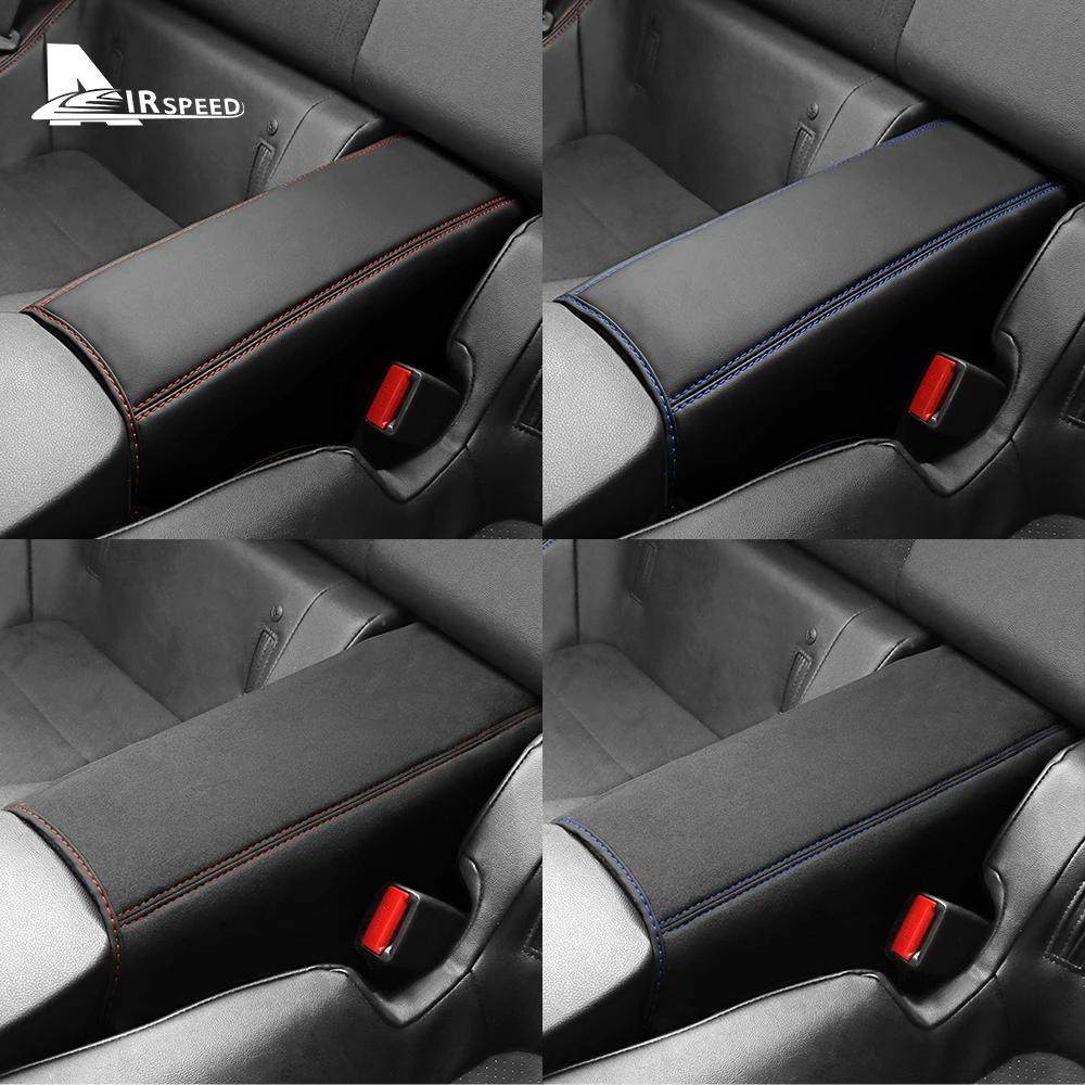 Für Subaru BRZ Toyota GR86 2021 2022 2023 2024 Wildleder Armlehnenbox RHD LHD Leder Armlehnen-Konsolen-Behälter-Pad Innenraumverkleidung