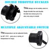 Black 7/8" Motos Motorcycle  Electric Heated Handle Motorbike Heating Grips Set