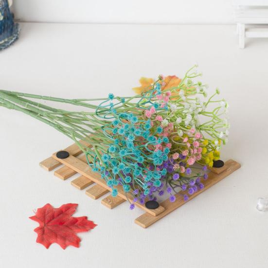 

Моделирование цветов, яркие, не увядающие, яркие, прочные, центральная часть стола, искусственная гипсофила, свадебный декор